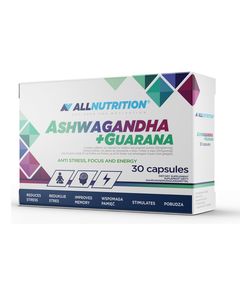 Ashwagandha 300mg + Guarana - 30caps