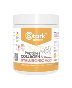 Collagen Peptides & Hyaluronic Acid - 225g Strawberry Banana