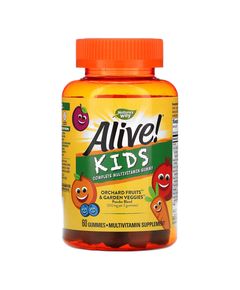 Alive! Children's Gummy Multivitamin, Gluten Free, Made with Pectin - 60 Gummies