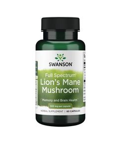 (07.06 Очікування) Lions Mane Mushroom 500mg - 60caps