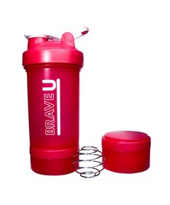 Shaker with containers 3 in 1 - 600ml Pink