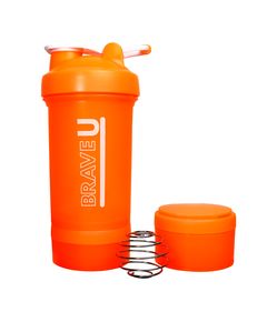 Shaker with containers 3 in 1 - 600ml Orange