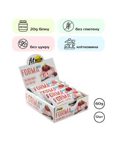 Forma Bar - 12x60g Raspberry Cheesecake