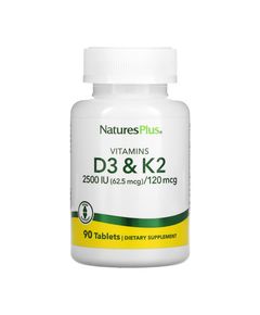 Vit D3 K2 2500 IU/120 mcg - 90 tabs