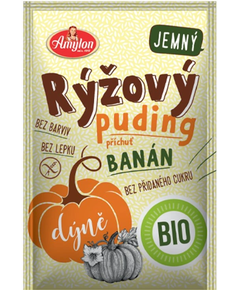 Amylon Пудинг рисовий Банан-Гарбуз безглютеновий органічний 40 г
