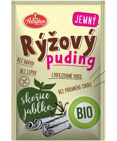 Amylon Пудинг рисовий Яблуко-Кориця безглютеновий органічний 40 г