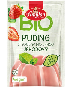 Amylon Пудинг полуничний безглютеновий органічний 40 г