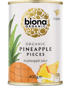 Biona Organic Ананас шматочками у власному соці органічний 400 г