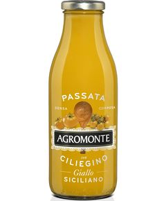 Agromonte Томатна Пассата з жовтих томатів і томатів Черрі 520 г