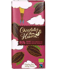Chocolate From Heaven Шоколад чорний 85% Какао органічний 100 г