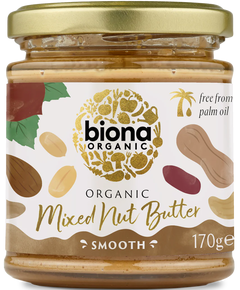 Biona Organic Паста горіхова Мікс Горіхів веганська органічна 170 г