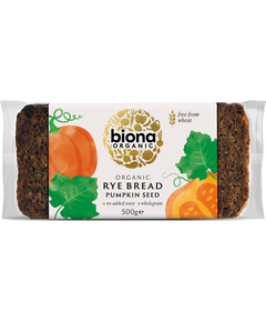Biona Organic Хліб житній на заквасці з гарбузовим насінням органічний 500 г