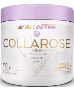 Allnutrition Alldeynn Collarose Fish Харчова добавка для жінок Гіалуронова Кислота-Колаген-Біотин 150 г, Смак: Манго-Маракуйя