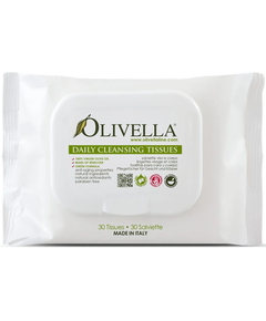 Olivella Серфетки очищуючі для лиця та тіла з оливковою олією 30 шт.