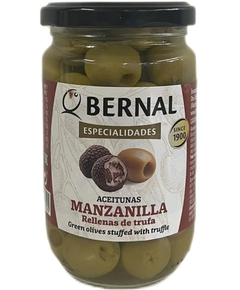Bernal Оливки зелені Мансанілья фаршировані трюфелем 300 г