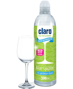 Claro Ополіскувач для миття скла в посудомийній машині Еко 500 мл