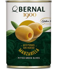 Bernal Оливки зелені Мансанілья без кісточки 292 г