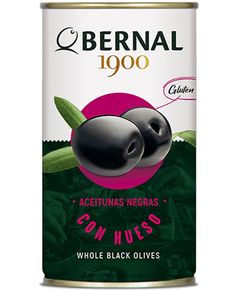 Bernal Оливки чорні без кісточки 350 г