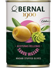 Bernal Оливки зелені Мансанілья фаршировані васабі 292 г