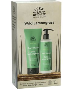Urtekram Подарунковий набір Дикий Лемограс Гель для душу 200 мл + Лосьйон для тіла органічний 245 мл