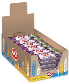 AXA Батончики зернові Йогурт-Лісові Ягоди упаковка 24шт*25 г