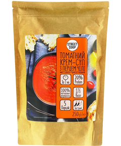 Крем-суп томатний з перцем чилі Street Soup 250 г