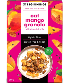The Beginnings Гранола вівсяна з манго, мигдалем і чіа безглютенова 200 г