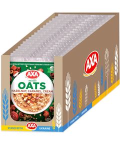 AXA Каша вівсяна Горіхи-Карамель-Вершки упаковка 20шт*40 г