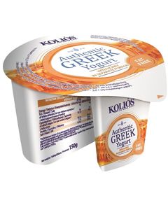 Kolios Йогурт Грецький Автентичний з медом 0% 150 г