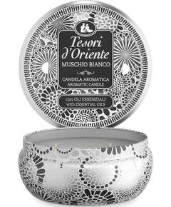 Tesori d'Oriente Musk Свічка ароматична Білий Мускус 200 г