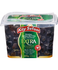 Koy Sefasi Оливки чорні з кісточкою Extra 600 г