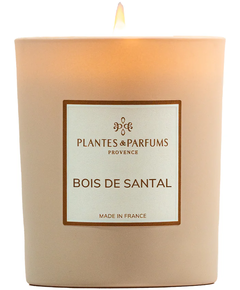 Plantes & Parfums Свічка парфумована з соєвого віску Сандал 180 г