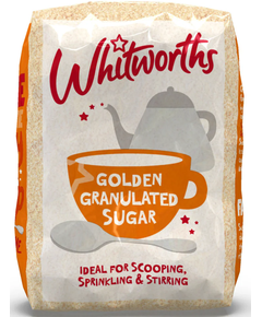 Цукор тростинний Золотистий Блідо гранульований Whitworths 1 кг