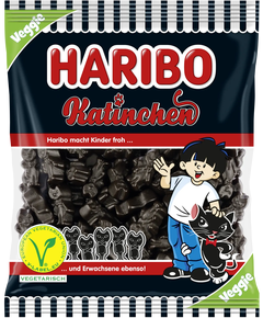 Haribo Желейки лакричні Котики 175 г