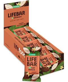 Lifefood Батончики вівсяні Шоколад органічні бокс 15шт*40 г