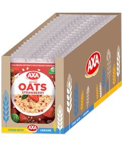 AXA Каша вівсяна Полуниця упаковка 20шт*40 г