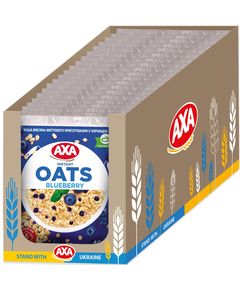 AXA Каша вівсяна Чорниця упаковка 20шт*40 г