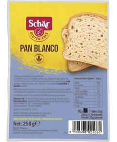 Dr.Schar Хліб білий Pan Blanco безглютеновий 250 г
