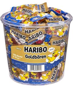 Haribo Желейки-міні Ведмедики Gold Bears Good Night! в відеречку 100шт*10 г