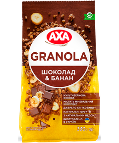 AXA Гранола Шоколад-Банан 330 г