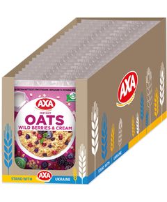 AXA Каша вівсяна Лісові Ягоди-Вершки упаковка 20шт*40 г