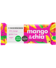 The Beginnings Батончик фруктовий з сирим манго та чіа безглютеновий 40 г