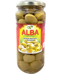Alba Оливки зелені без кісточки 358 мл