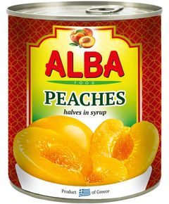 Alba Персики половинками в сиропі 850 мл