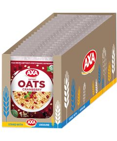 AXA Каша вівсяна Журавлина упаковка 20шт*40 г