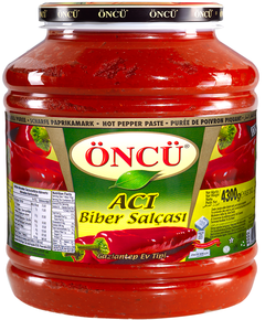 Oncu Перцева паста гостра з червоного перцю Чилі 4,3 кг
