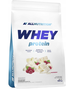 Allnutrition Whey Protein Сироватковий Протеїн Білий Шоколад-Малина 908 г