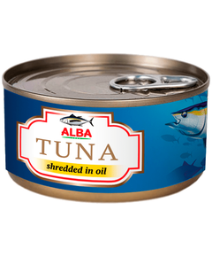 Alba Тунець в олії шматочками Салатний 150 г