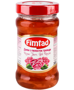 Fimtad Джем з пелюсток троянди 380 г