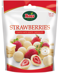 Rois Полуниця в білому шоколаді 100 г